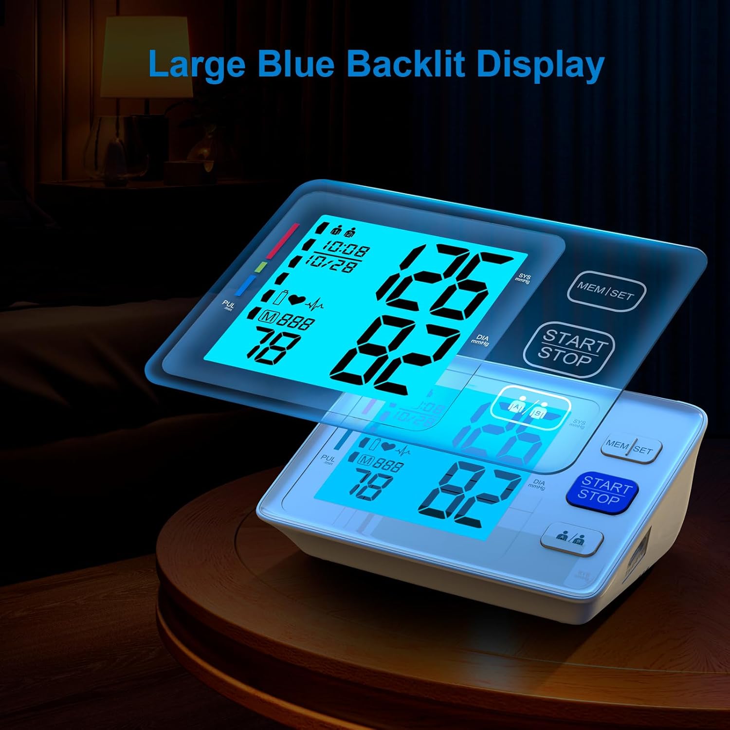 Blood Pressure Monitor Dual Cuffs